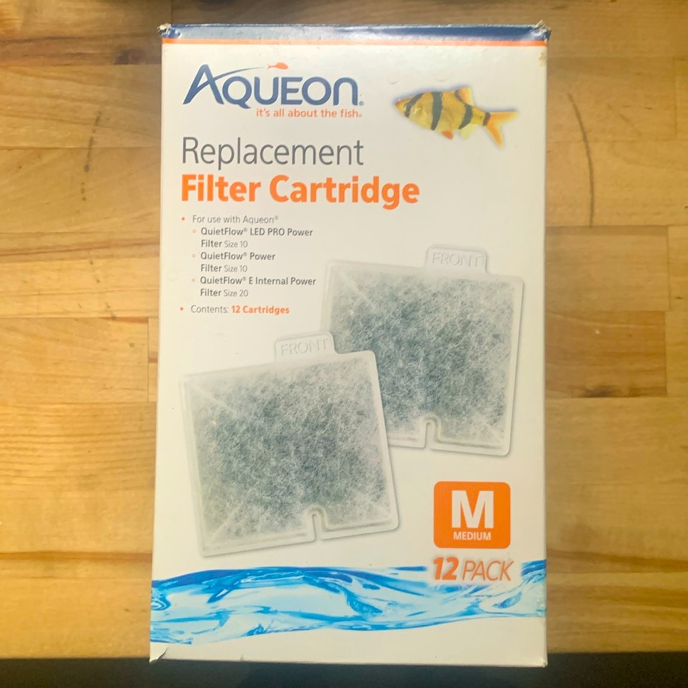 Aqueon Replacement Filter Cartridges Quietflow Medium - 10 filters, Open Box/New
